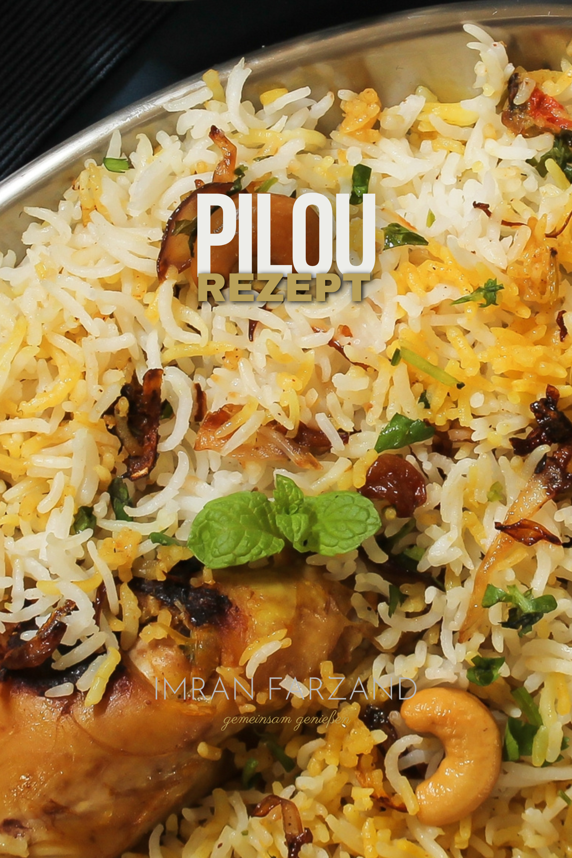 Aromatisches Pakistanisches Hühnchen-Reisgericht (Pilau)