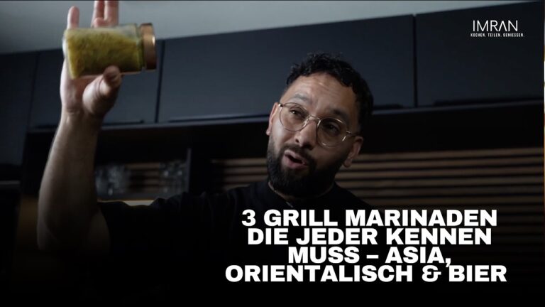 3 Grillmarinaden: Asia, Orientalisch & Bier-Marinade