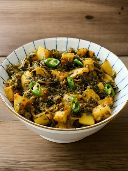 Aloo Palak – Kartoffel-Spinat-Curry, einfach und vegan