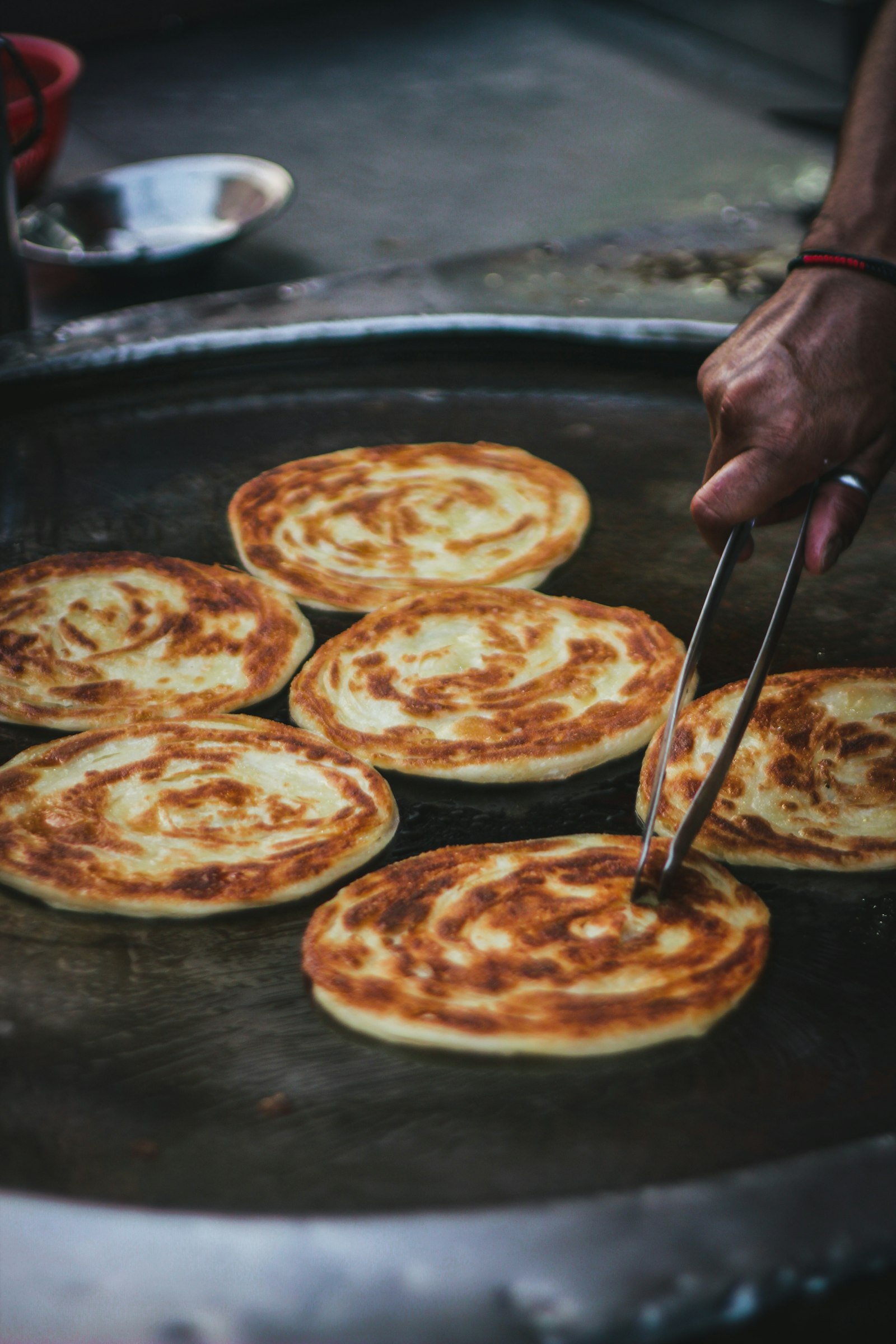 Aloo Paratha – gefülltes Kartoffel-Fladenbrot aus der Pfanne