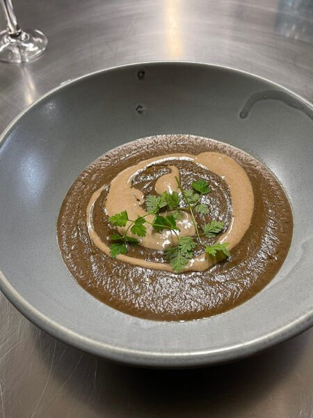 Champignonschaum – luftige Pilzsauce mit dem Stabmixer