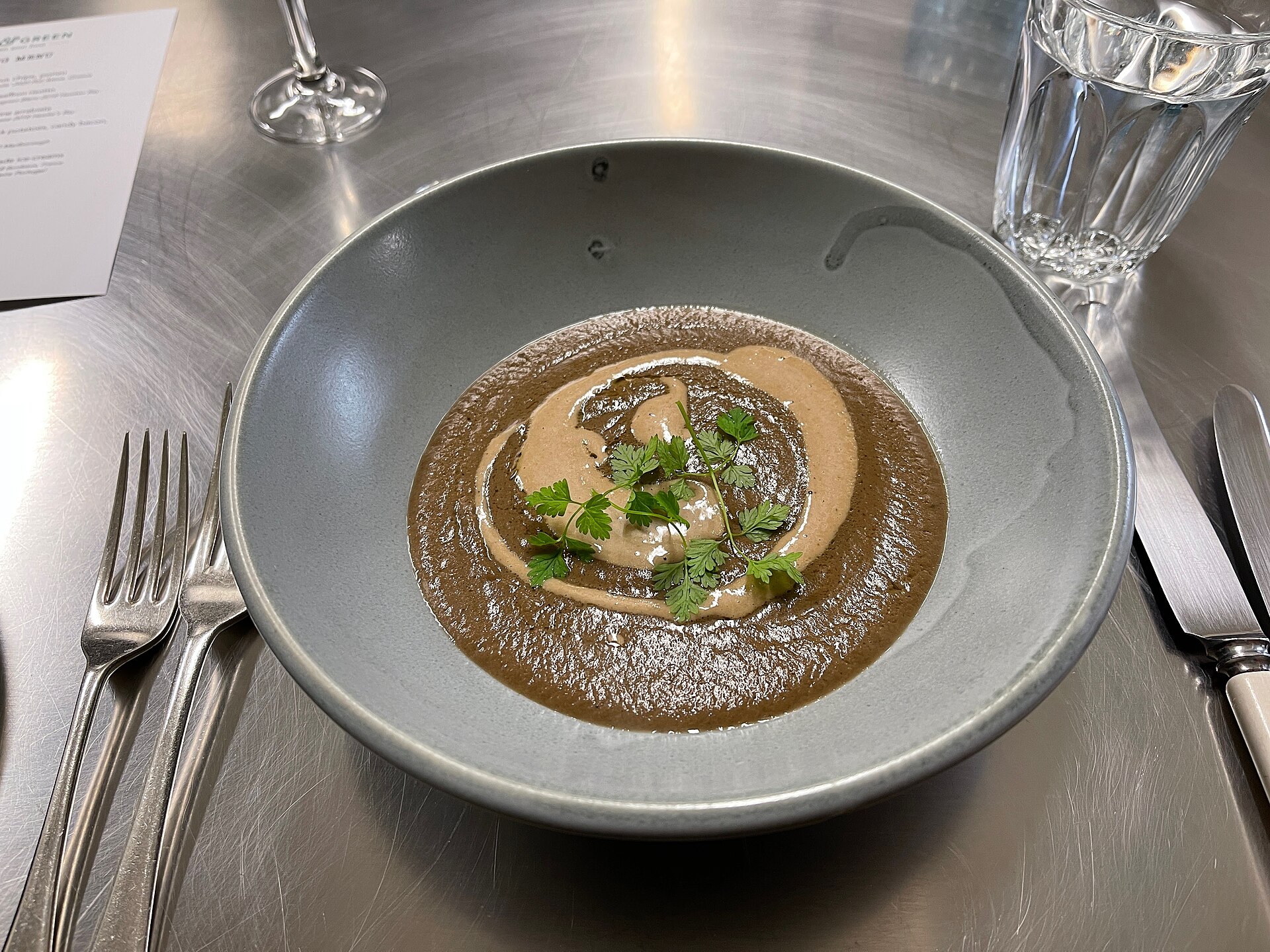 Champignonschaum – luftige Pilzsauce mit dem Stabmixer