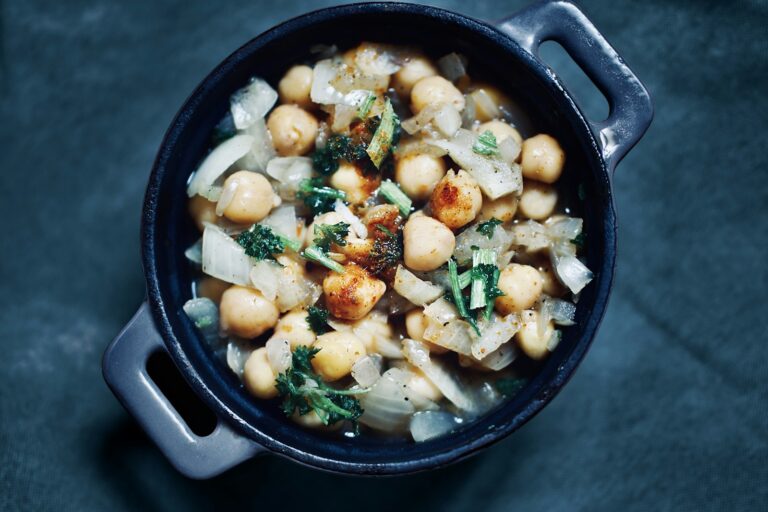 Chana Palak – Kichererbsen mit Spinat, schnell und vegan