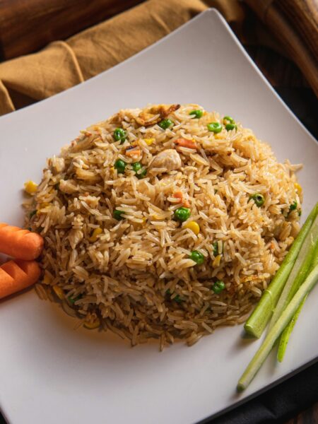 Desi Egg Fried Rice – gebratener Reis mit Ei, pakistanisch