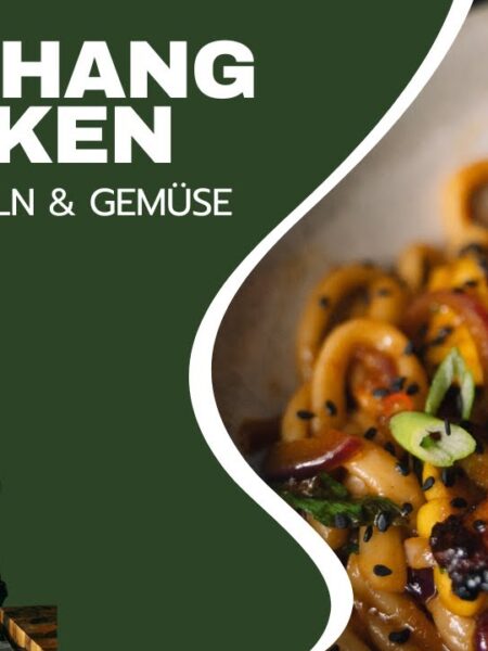 Gochujang Chicken mit Udon-Nudeln & gebratenem Gemüse