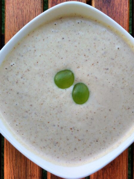 Grüne Gazpacho – kalte Salatsuppe mit Spinat & Gurke