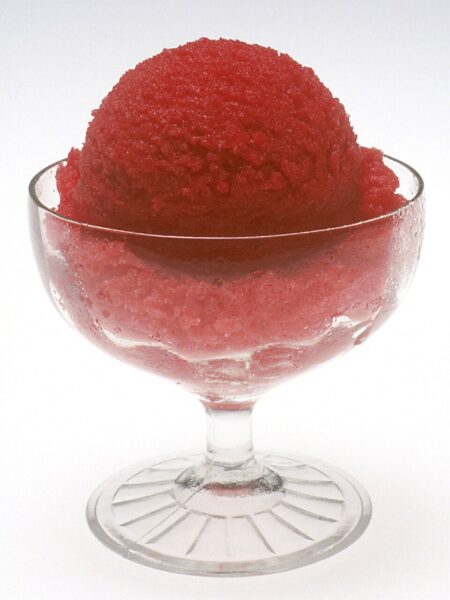 Himbeer-Ingwer-Sorbet mit Sekt – fruchtig und frisch
