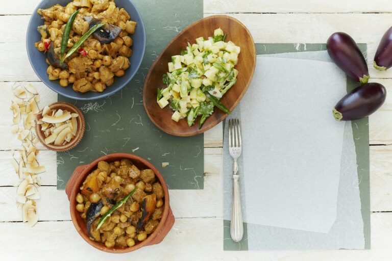 Kichererbsen-Auberginen-Curry – herzhaft und vegan