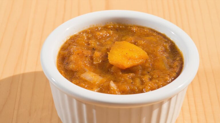 Kürbispüree aus dem Ofen – Butternut mit Knoblauch