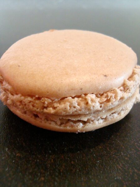 Lebkuchenmakronen mit Orangenmarzipan – Weihnachtsgebäck