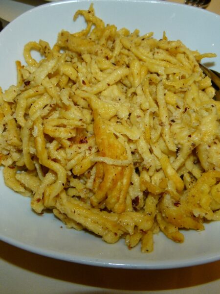 Maronenspätzle – herbstliche Spätzle mit Kastanienmehl