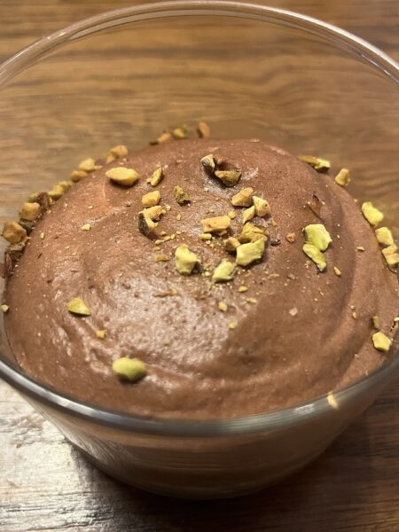 Oliven-Schokoladenmousse – Zartbitter mit Olivenöl