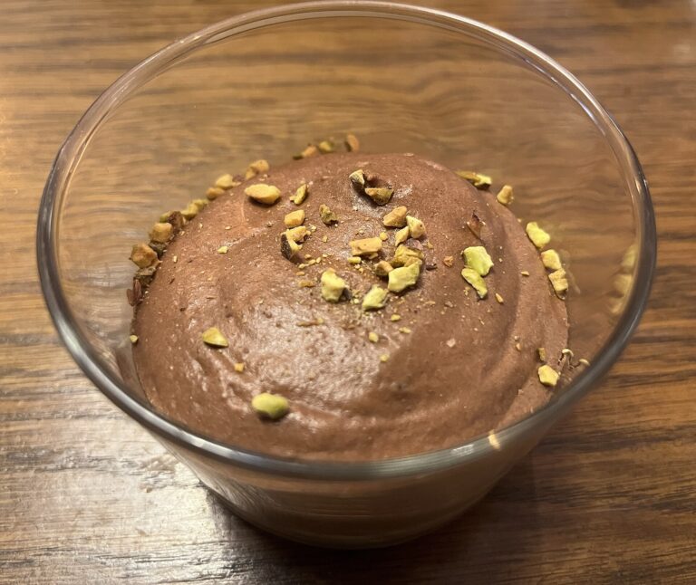 Oliven-Schokoladenmousse – Zartbitter mit Olivenöl
