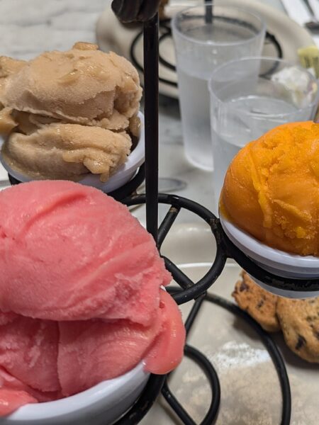 Quark-Chili-Sorbet – erfrischend mit feiner Schärfe