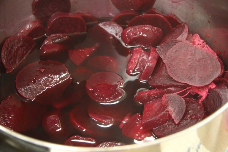 Rote-Bete-Sorbet mit Himbeeressig – fruchtig & ungewöhnlich