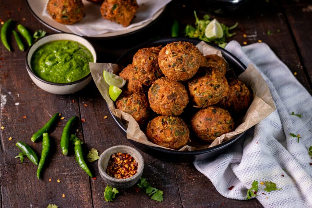 Veg Manchurian – Weißkohl-Bällchen in würziger Sauce