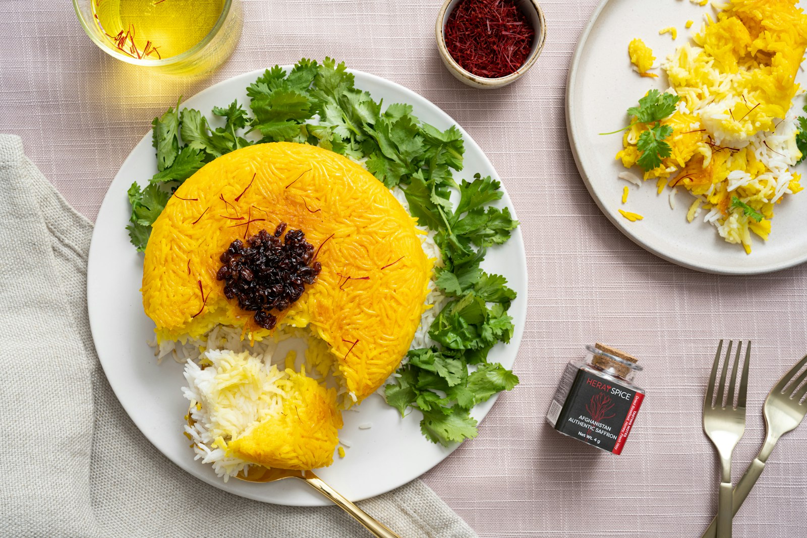 Zafrani Chawal – Safranreis mit Kardamom und Nüssen